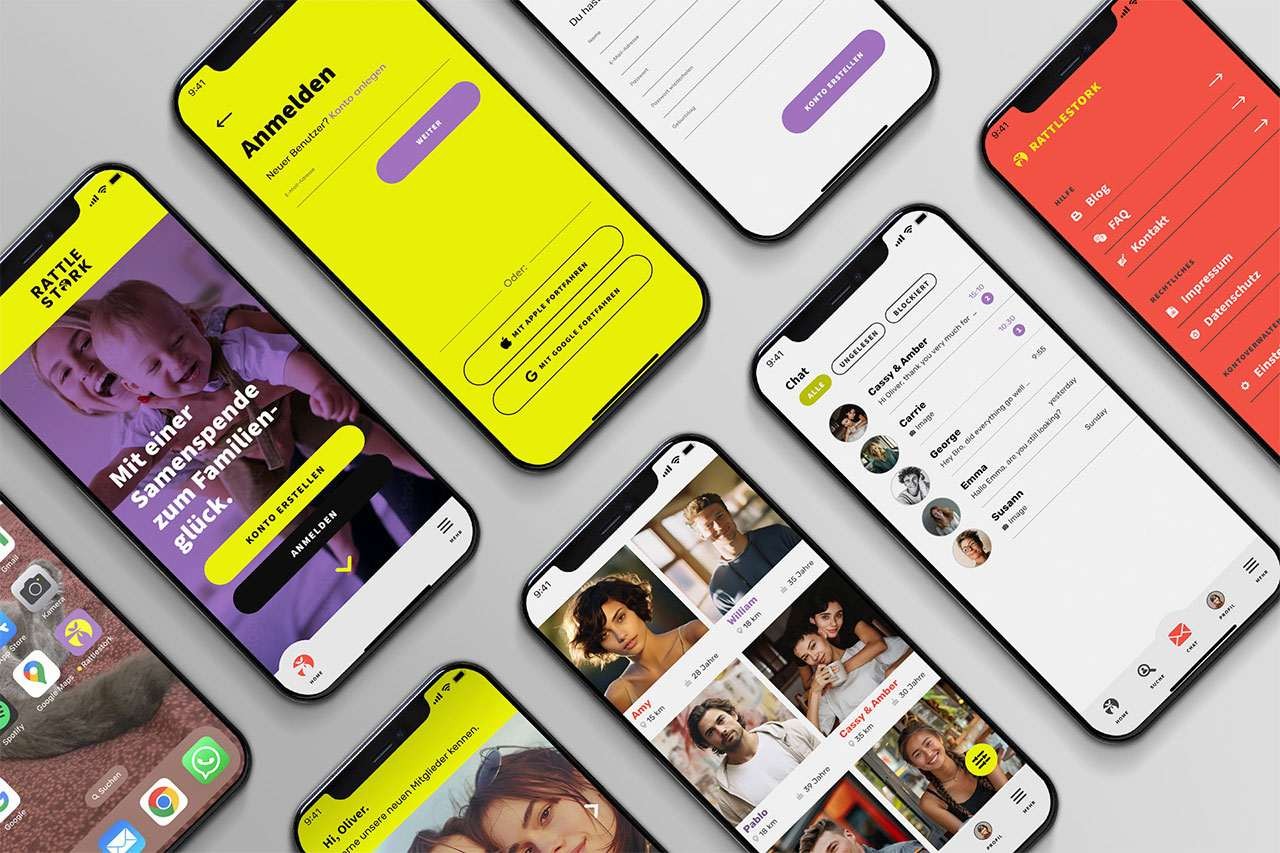 RattleStork - Die Samenspende App RattleStork - Die Samenspende App